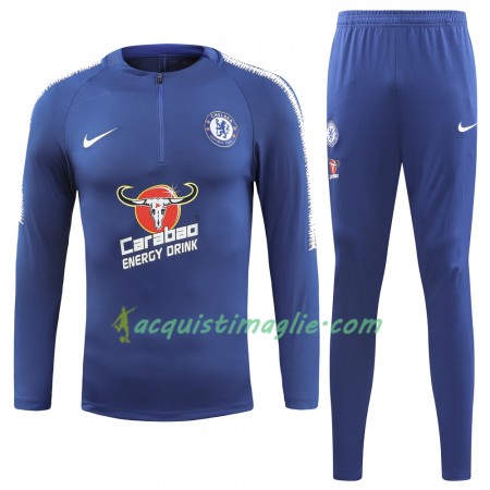 Chelsea Tute Felpe da Allenamento Blu II 2018/2019